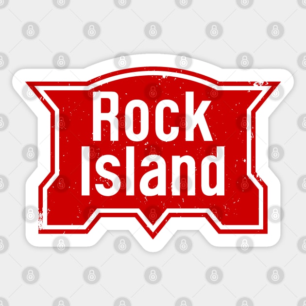 Rock Island RR Sticker by BUNNY ROBBER GRPC